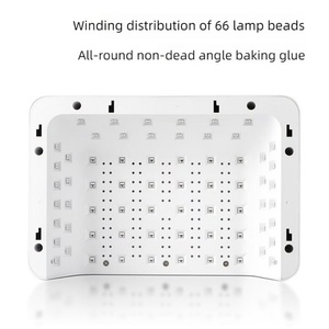 Séchoir à ongles portable professionnel haute puissance 2024, lampe UV, repose-main pour manucure acrylique, longueur d'onde 365 nm, LED, repose-bras pour ongles - Product Image 4