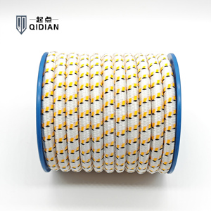 Khâu Spandex dây 5mm mềm đàn hồi dây 8mm Độ dày <span class=keywords><strong>Bungee</strong></span> dây đầy màu sắc Nylon <span class=keywords><strong>Bungee</strong></span> tập thể dục dây - Product Image 5