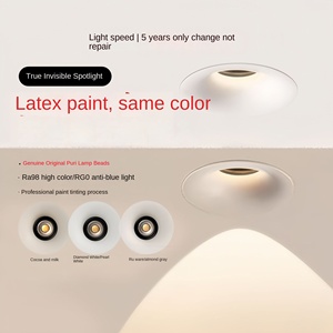 ไฟดาวน์ไลท์ LED อัจฉริยะ ประสิทธิภาพสูง ปรับความสว่างได้ ควบคุมด้วยรีโมท DALI  แบบฝังเพดาน สีดำ IP20 อะลูมิเนียม สำหรับบ้าน - Product Image 6