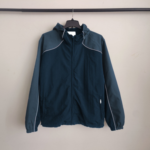 Custom Windbreaker Mens Jacket Track Sport <span class=keywords><strong>Hombre</strong></span> Nylon Rain Wind Breaker <span class=keywords><strong>rosa</strong></span> púrpura Chándales para hombres Starter <span class=keywords><strong>Bomber</strong></span> 90s Parka - Product Image 5