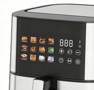 Four électrique moderne 9/10,5 L avec friteuse à air numérique, carré, en plastique, sans huile, revêtement antiadhésif, usage domestique, 1800/2000W, économe en énergie - Product Image 2