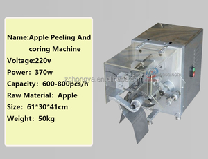 Machine à peler et à retirer le noyau des pommes, petite machine à peler les fruits, machine à retirer le noyau des pommes en acier inoxydable - Product Image 3
