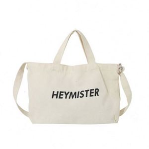 Bolsa de Lona Promocional al por Mayor, Bolsa de Mensajero Grande, Bolsa de Lona de Algodón Personalizada con Logotipo - Product Image 6