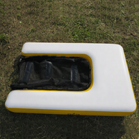 Plateforme flottante gonflable antidérapante pliable sur mesure pour chiens, pour utilisation au bord du lac et en piscine