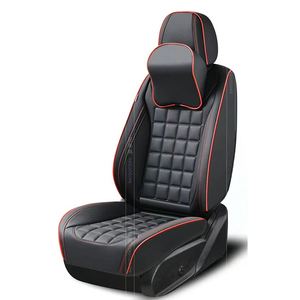 Housses de siège de voiture en cuir de luxe 5D style professionnel, ensemble complet, protection universelle pour 1 siège, toutes saisons, vente en gros usine - Product Image 3