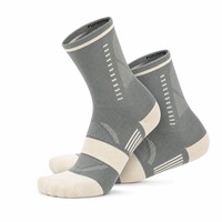 Chaussettes de randonnée basses en laine mérinos avec amorti léger, anti-ampoules et évacuation de l'humidité pour l'été, le trekking et les voyages (lot en gros)