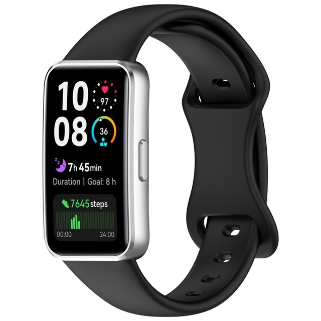 Replacement Wristband Bracelet for Huawei Band 10/9/8 Waterproof Silicone Watch Strap Butterfly Buckle Sport Smartwatch Belt