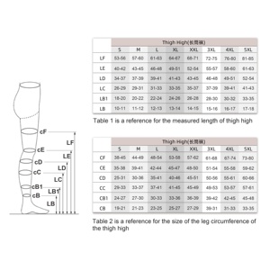 CCL 3 34-46mmHg 30-40mmhg jari tertutup paha Hi varises stoking kompresi lulus kompresi - Product Image 6