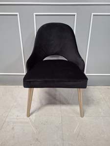 Produit best-seller Chaise de salle à manger en bois avec coussin souple Accepter Personnaliser le matériau ou la couleur Quantité en gros - Product Image 5