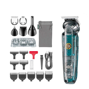 VGR V-095 6 en 1 IPX6 Afeitadora Recargable, Recortadora Corporal, Set de Cortapelos, Kit Profesional de Aseo Masculino, Recortadora de Zona Íntima, Afeitadora, Maquinilla de Afeitar - Product Image 4