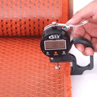 Tissu en fibre de carbone jacquard à motif lettre L orange, prix usine, pour boîte cadeau, coque d'ordinateur portable, panneau arrière de tablette, rouleau de fibre de carbone