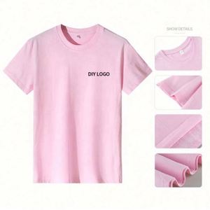 Comfortable Non-Shrink 100%Cotton Men's Round Neck T Shirts Summer Short Sleeve Crew Neck T Shirts - Product Image 5