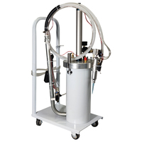 Machine de remplissage semi-automatique mobile de type remorque pour colle silicone sous pression, 2600 ml, avec moteur manuel, garantie 1 an