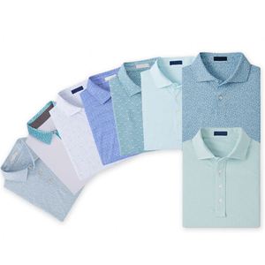 Camisa de Golf Personalizada con Logotipo, 100% Poliéster, Corte Ajustado, Secado Rápido, Elástica en 4 Direcciones, Bordada, Estilo Canadiense, con Cuello para Hombre - Product Image 1