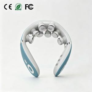 Cordless Cervical Neck Massager, 8 Heads with Heat Therapy, 12 Modes for Home & Office, Custom Logo Available - Product Image 1