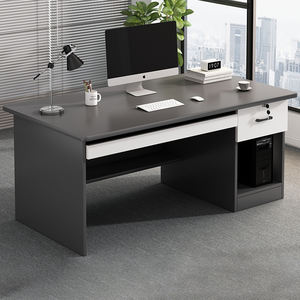 Bureau de direction moderne en bois avec rangement pour la maison et le bureau, <span class=keywords><strong>table</strong></span> d'ordinateur ergonomique - Product Image 3