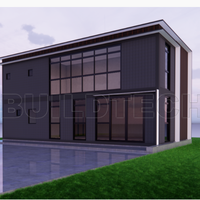 Duplex de luxe de 2 étages de 132 m² Conteneur modulaire de 6 chambres Appartement clé en main à louer Investissement aux États-Unis