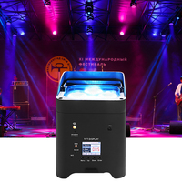10 pièces un ensemble Rechargeable Uplights batterie sans fil fête de mariage Dj lumières scène lumières Par avec étui de vol