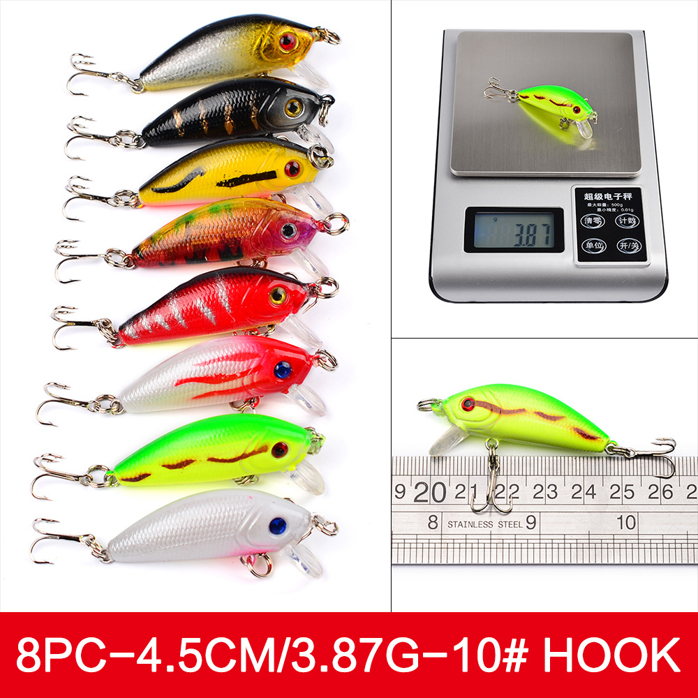 48PCS Mixed Fish Kit - Diverse Artificial Lures for Fishing