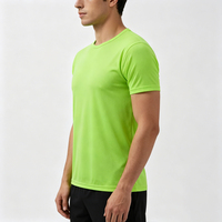 Großbestellungen Maßgefertigte Sublimations-T-Shirts aus 100% Polyester, Atmungsaktive Einfarbige Aktivbekleidung, Herren-Lauf-Sporttrikot für Teams