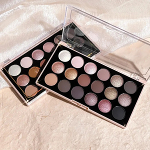 Paleta de sombras de ojos personalizada de <span class=keywords><strong>18</strong></span> colores fabricantes de cosméticos OEM maquillaje de larga duración resistente al agua sombra de ojos mate Etiqueta Privada - Product Image 1