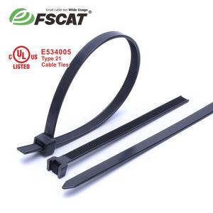 روابط كابلات نايلون ذاتية القفل قوية من FSCAT مقاس 12 بوصة 3.6×370 مم روابط بلاستيكية صناعية لربط الأسلاك للاستخدام الخارجي - Product Image 2