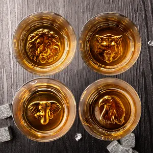NOVARE-vasos de whisky personalizados, cristal de 310 ml, venta al por mayor de fábrica
