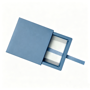 Custom Logo Square Drawer Jewellery <b>Boxes</b> Wholesale With Cardboard Shell PE View Window And Pullable Ribbon Premium Jewelry - Product Image 4