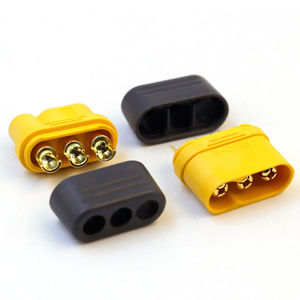 Connecteur Amass MR60 3 broches haute intensité 30A mâle/femelle avec gaine de protection pour contrôleur de moteur de drone RC - Product Image 3