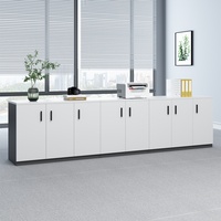 Mueble Archivador Modular de Melamina, Simple, Comercial e Industrial, para Oficina, Hogar, Escuela, Hospital, Almacenamiento en Pared, Comedor
