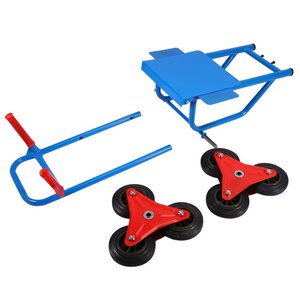 <span class=keywords><strong>Chariot</strong></span> <span class=keywords><strong>télescopique</strong></span> pliable à six roues en acier utilisé pour monter les escaliers - Product Image 4