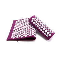 Tapis d'acupression et oreiller Shakti thérapie acupression pied acupression soulage le Stress dos douleur corporelle tapis à pointes