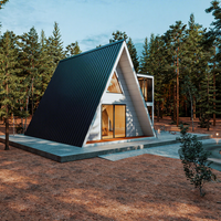 Casa Cápsula Moderna de Alta Calidad de 2 Pisos y 2 Dormitorios, Casas Contenedor Prefabricadas, Casa Modular Prefabricada