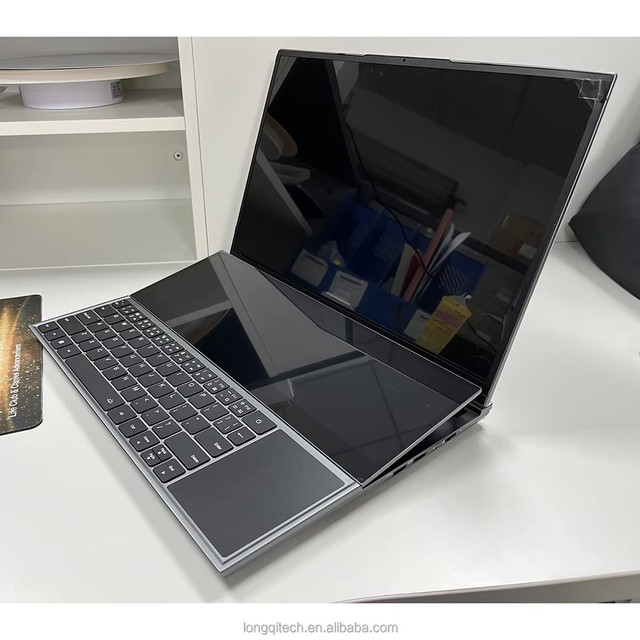 2025 Brand New Arrivals Dual Screen Laptop Core I7 9th 10th Generation Touch Screen Gaming Laptop PC Portable Notebook Computer