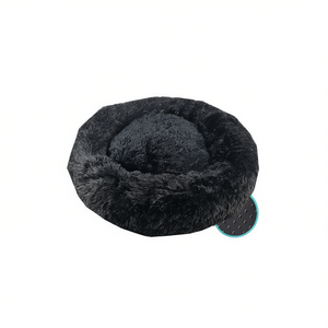 Cuccia per Cani di Lusso in Velluto Nero Pavone 75*75cm YM4281D - Product Image 1
