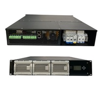 Haute fréquence industrielle 220Vac 48Vdc système modulaire de redresseur de mode de commutation de télécom à haute tension 60Hz 50Hz Options 60Hz 50Hz