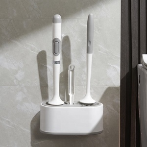 Kworld PP TPR Soft Plastic <strong>Toilet</strong> Cleaning Brush Liquid Soap <strong>Dispenser</strong> Bathroom Brush <strong>Cleaner</strong> <strong>Toilet</strong> Brush With Soap <strong>Dispenser</strong> - Product Image 5