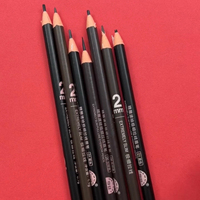 Crayon à sourcils ultra-fin de 2 mm pour maquillage permanent, microblading, effet poil à poil, pointe super fine de précision, couleur noire