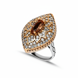 Sultanite Marquise <b>CZ</b> Stone Ottoman Authentic <b>Rings</b> Wholesale Turkish 925 Sterling Silver Jewelry Handmade - Product Image 2
