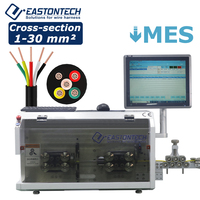 Automatische Multi-Leiter/Kerne Kabels ch neiden Abisolier EW-05F + S mit MES-System-Software-Abisolier maschine für 4-30mm2