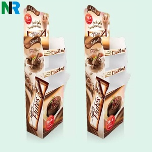 Customized Logo <b>Printing</b> Free Standing POS Floor Display <b>Stand</b> Recyclable Modern Corrugated Cardboard Display for Supermarket - Product Image 6