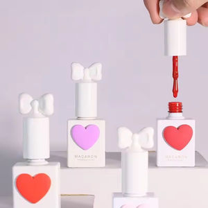 Macaroon Color 58PCS/KIT UV Gel Nail Polish Set Manicura de larga duración y Nail Art Salon Base Top Coat Esmalte Barniz - Product Image 5