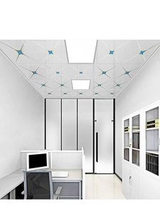 Panel de aluminio cuadrado integrado para techo, precio bajo y la mejor calidad, 600x600, conjunto completo para oficina, autoinstalable. - Product Image 4