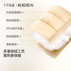 October Crystalline Sunshine Children's <b>Down</b> Vest Cheese Yellow 85% <b>Down</b> Fill Windproof Autumn Winter Warm Coat - Product Image 3