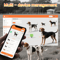 Traceur GPS intelligent étanche OEM ODM GNSS LBS 4G LTE Beidou pour animaux de compagnie avec support d'application Android/iOS et 1 an de suivi pour chiens