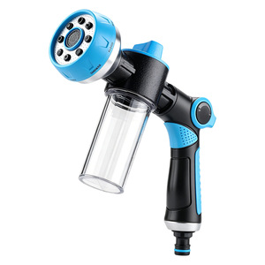 Multi Functional Adjustable <b>Spray</b> Nozzle <b>Set</b> Blue Quick Connect Manual Sprayer 100ml Watering Tool - Product Image 2