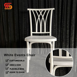 เก้าอี้เรซิ่นงานแต่งงานทันสมัยสำหรับขายส่ง เก้าอี้สีขาวสำหรับงานแต่งงานในร่ม เหมาะสำหรับห้องจัดเลี้ยงงานแต่งงาน - Product Image 6