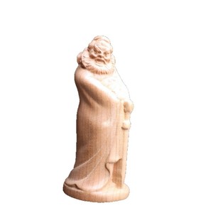 Adorno decorativo para el hogar de estilo chino con tallado de madera de durazno Zhong Kui de 12 cm y 18 cm - Product Image 5