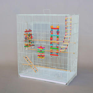 Büyük Geniş Metal Kuş Kafesi Papağanlar Güvercinler Muhabbet Kuşları Muhabbet Kuşları Brezilya Papağanları için, Muhabbet Kuşu Yetiştirme Kafesleri, Papağan Kafesi XXL - Product Image 5