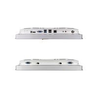 PC Panel Sentuh Tahan Air IP65 10.4 12.1 15 17 19 21.5 Inci Layar Sentuh Android / X86 / Linux Tanpa Kipas untuk Industri, Pemasangan di Dinding